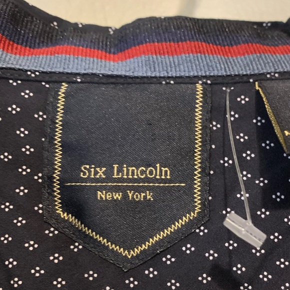 Six Lincoln New York long sleeve button front dress shirt size 2X NWT - Picture 3 of 9